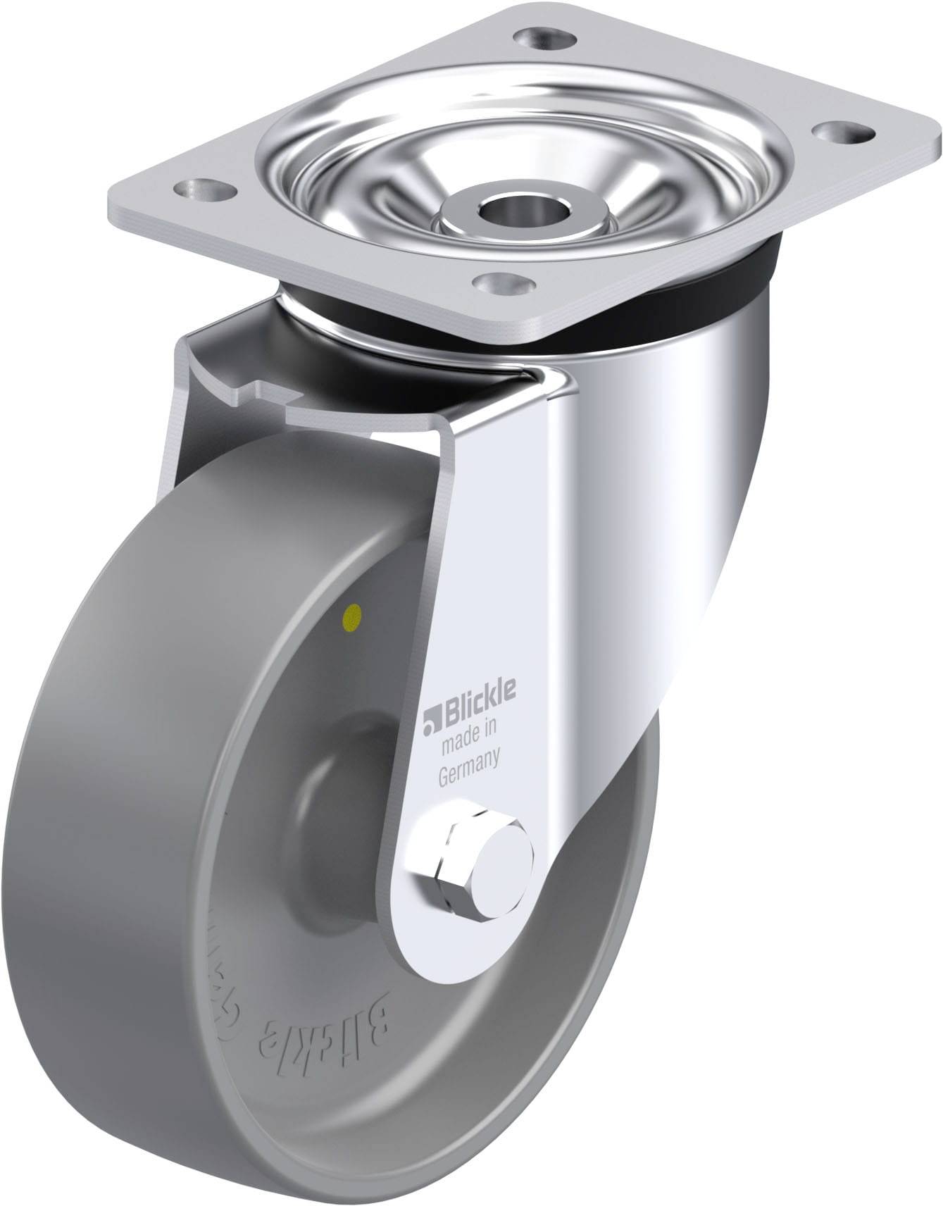 Blickle 936946 LK-PO 150G-ELS Stahlblech-Lenkrolle Rad-Durchmesser: 150 mm Tragfähigkeit (max.): 400 kg 1 St.