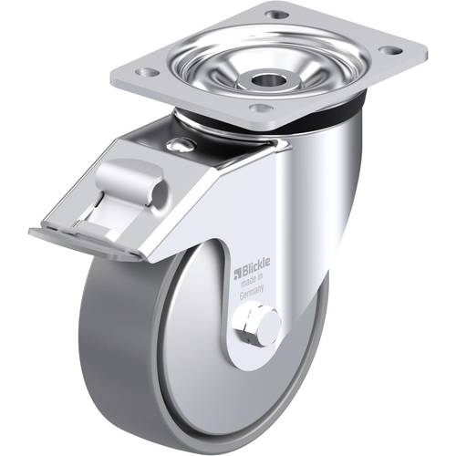 Blickle 946806 LK-PO 150K-FI-ELS-FA Stahlblech-Lenkrolle Rad-Durchmesser: 150 mm Tragfähigkeit (max.): 400 kg 1 St.