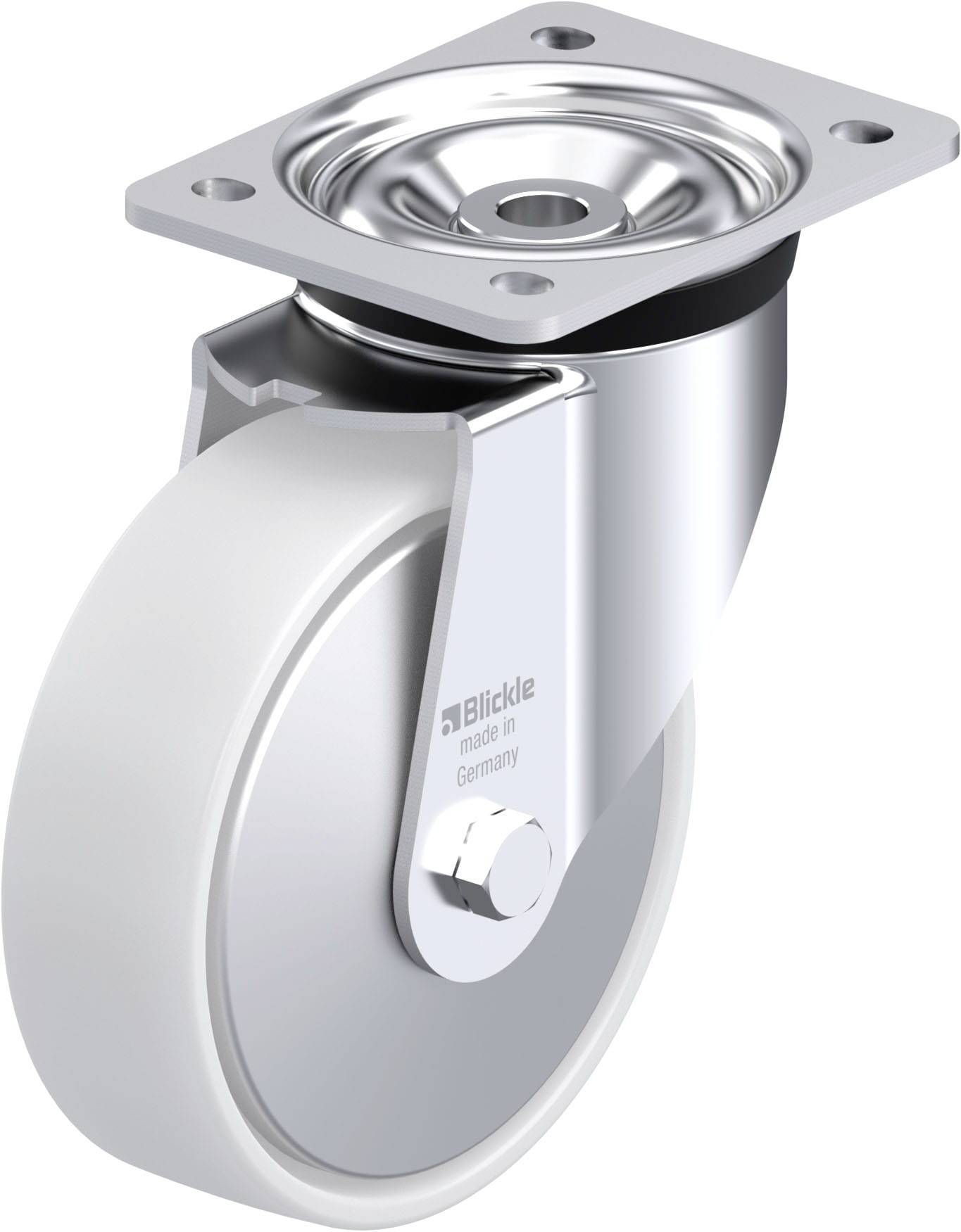 Blickle 750256 LK-PO 160G-FA Stahlblech-Lenkrolle Rad-Durchmesser: 160 mm Tragfähigkeit (max.): 450 kg 1 St.