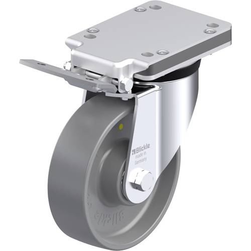 Thumbnail - Blickle 936954 LK-PO 160K-IS-ELS Stahlblech-Lenkrolle Rad-Durchmesser: 160 mm Tragfähigkeit (max.): 450 kg 1 St.