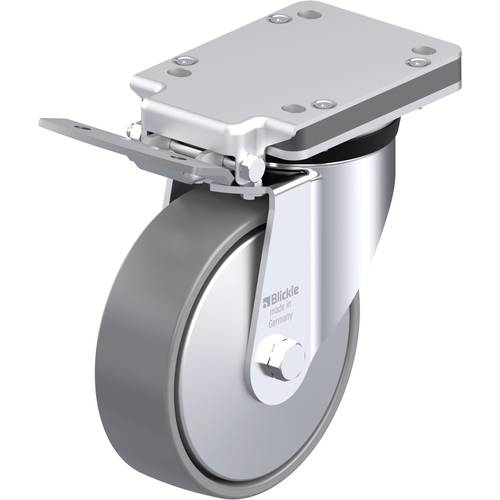 Blickle 946814 LK-PO 160K-IS-ELS-FA Stahlblech-Lenkrolle Rad-Durchmesser: 160 mm Tragfähigkeit (max.): 450 kg 1 St.
