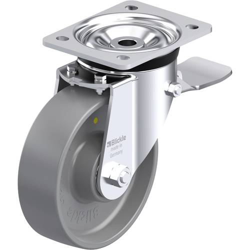 Thumbnail - Blickle 936955 LK-PO 160K-ST-ELS Stahlblech-Lenkrolle Rad-Durchmesser: 160 mm Tragfähigkeit (max.): 450 kg 1 St.