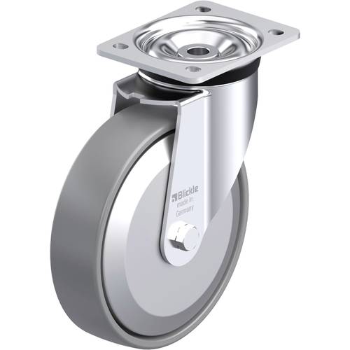 Blickle 946816 LK-PO 200G-ELS-FA Stahlblech-Lenkrolle Rad-Durchmesser: 200 mm Tragfähigkeit (max.): 600 kg 1 St.