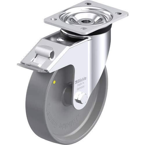 Blickle 936956 LK-PO 200G-FI-ELS Stahlblech-Lenkrolle Rad-Durchmesser: 200 mm Tragfähigkeit (max.): 600 kg 1 St.