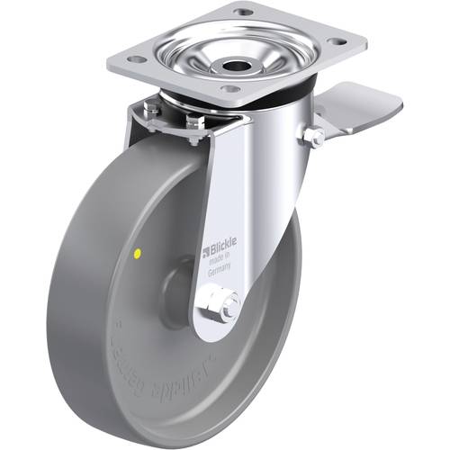 Blickle 936958 LK-PO 200G-ST-ELS Stahlblech-Lenkrolle Rad-Durchmesser: 200 mm Tragfähigkeit (max.): 600 kg 1 St.