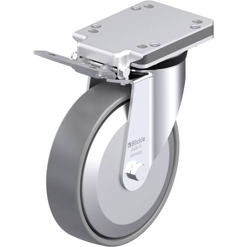 Blickle 946822 LK-PO 200K-IS-ELS-FA Stahlblech-Lenkrolle Rad-Durchmesser: 200 mm Tragfähigkeit (max.): 600 kg 1 St.