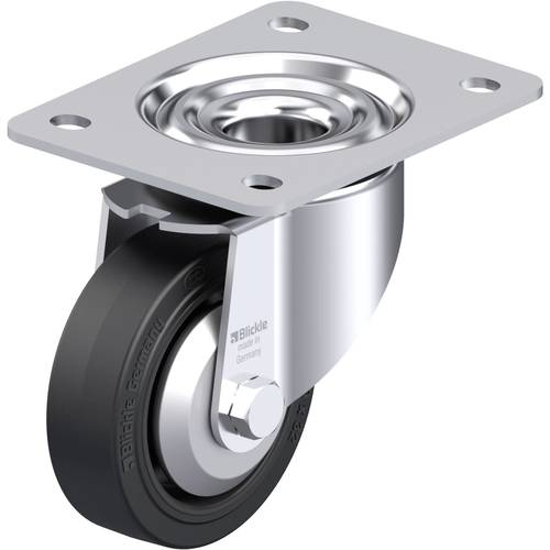 Blickle 851048 LK-POEV 100KAD-3-FA Stahlblech-Lenkrolle Rad-Durchmesser: 100 mm Tragfähigkeit (max.): 200 kg 1 St.