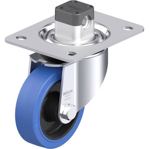 Thumbnail - Blickle 851014 LK-POEV 100R-3-CS11-SB Stahlblech-Lenkrolle Rad-Durchmesser: 100 mm Tragfähigkeit (max.): 200 kg 1 St.