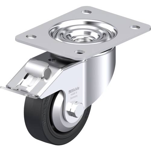 Blickle 750332 LK-POEV 100R-3-FI-FA Stahlblech-Lenkrolle Rad-Durchmesser: 100 mm Tragfähigkeit (max.): 200 kg 1 St.