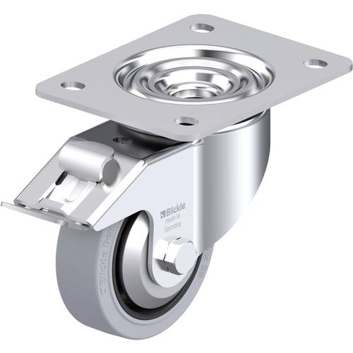 Blickle 750335 LK-POEV 100R-3-FI-SG-FA Stahlblech-Lenkrolle Rad-Durchmesser: 100 mm Tragfähigkeit (max.): 200 kg 1 St.