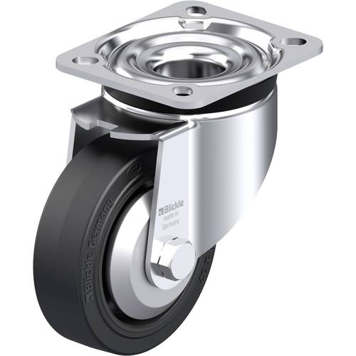 Blickle 850946 LK-POEV 100XR-1-FA Stahlblech-Lenkrolle Rad-Durchmesser: 100 mm Tragfähigkeit (max.): 200 kg 1 St.