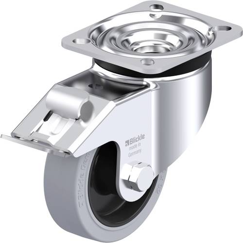Blickle 850927 LK-POEV 100XR-1-FI-SG Stahlblech-Lenkrolle Rad-Durchmesser: 100 mm Tragfähigkeit (max.): 200 kg 1 St.