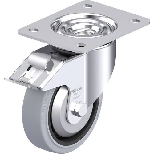 Blickle 750346 LK-POEV 125KA-3-FI-SG-FA Stahlblech-Lenkrolle Rad-Durchmesser: 125 mm Tragfähigkeit (max.): 250 kg 1 St.