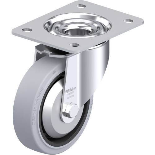 Blickle 851181 LK-POEV 125KAD-3-SG-FA Stahlblech-Lenkrolle Rad-Durchmesser: 125 mm Tragfähigkeit (max.): 250 kg 1 St.