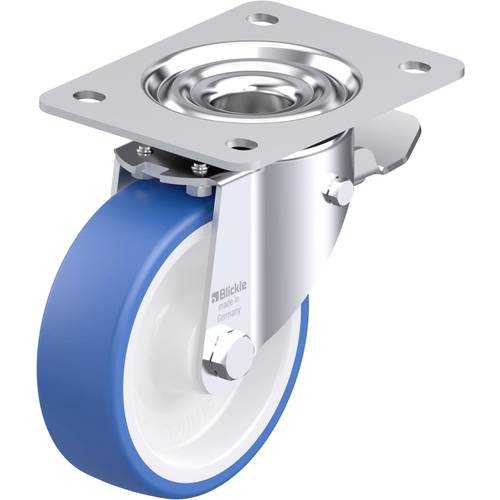 Blickle 947976 LK-POTHS 125XR-3-ST Stahlblech-Lenkrolle Rad-Durchmesser: 125 mm Tragfähigkeit (max.): 275 kg 1 St.