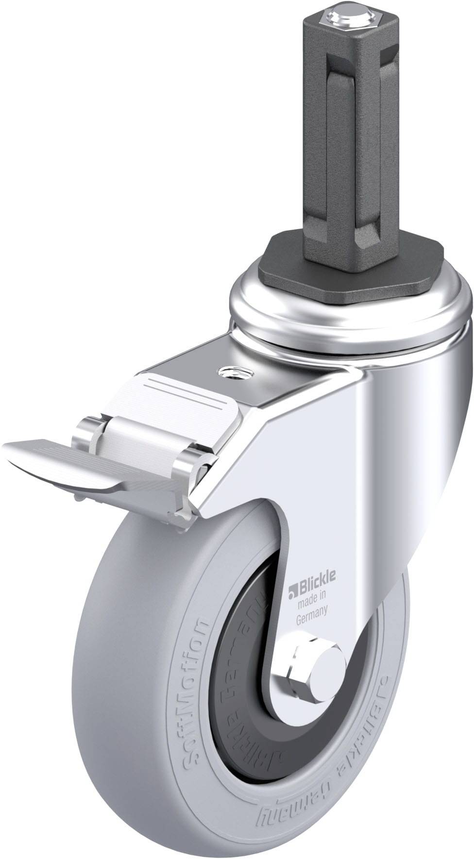 Blickle 952343 LKRA-POES 102KF-11-FI-SG-EV12 Apparate-Lenkrolle Rad-Durchmesser: 100 mm Tragfähigkeit (max.): 120 kg 1 S...