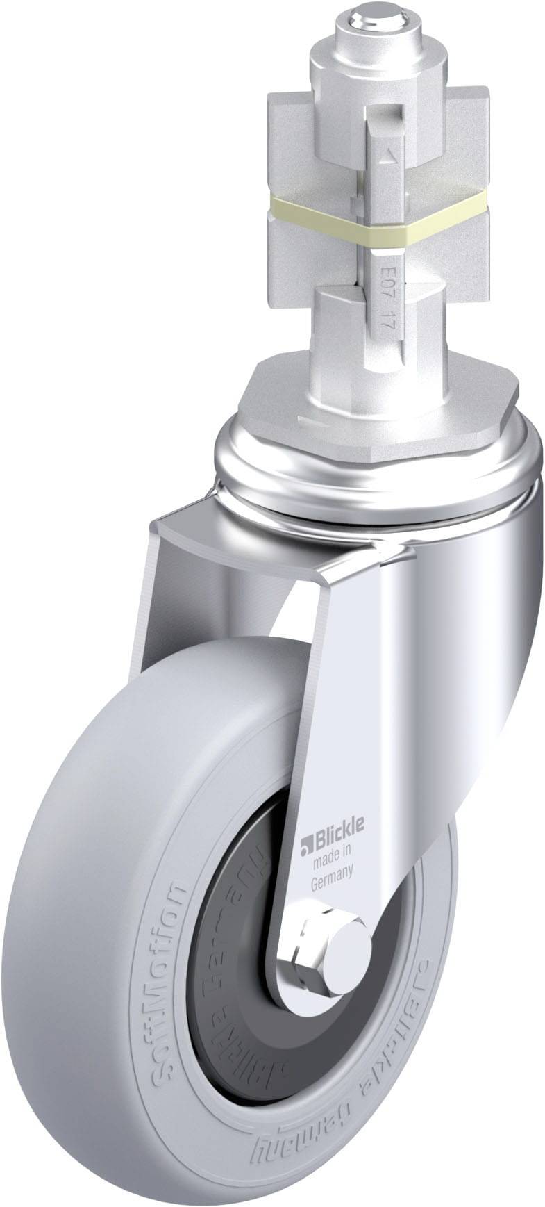 Blickle 952353 LKRA-POES 102KF-11-SG-E17 Apparate-Lenkrolle Rad-Durchmesser: 100 mm Tragfähigkeit (max.): 120 kg 1 St.