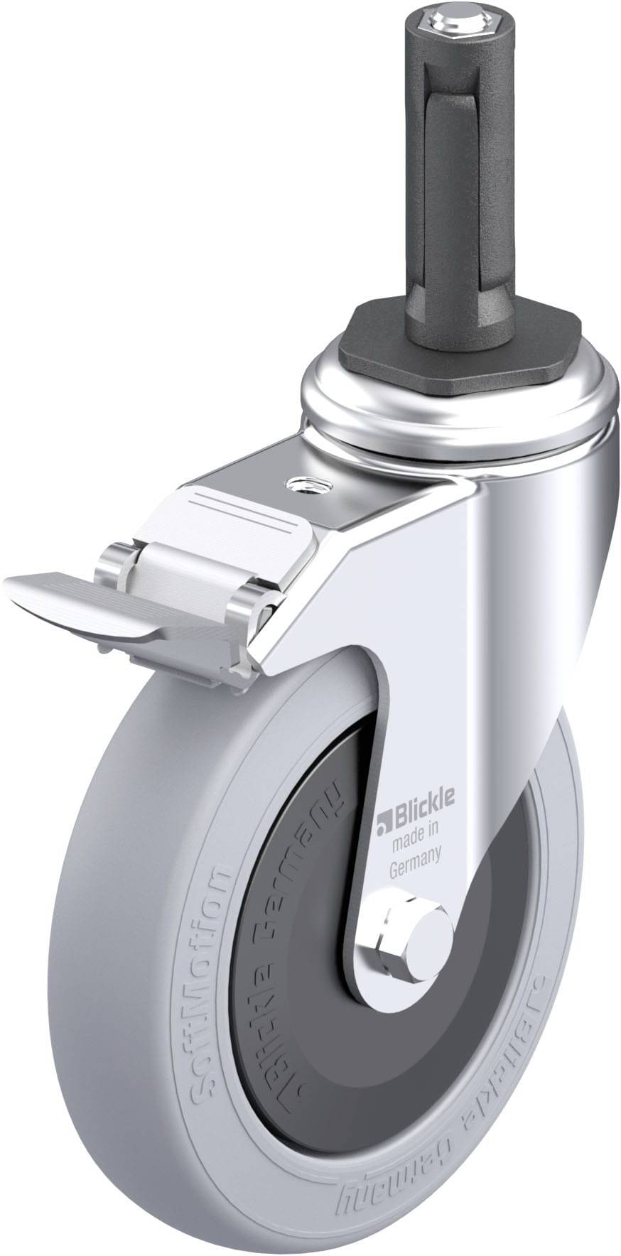 Blickle 951161 LKRA-POES 127KF-11-FI-SG-ER12 Apparate-Lenkrolle Rad-Durchmesser: 125 mm Tragfähigkeit (max.): 120 kg 1 S...