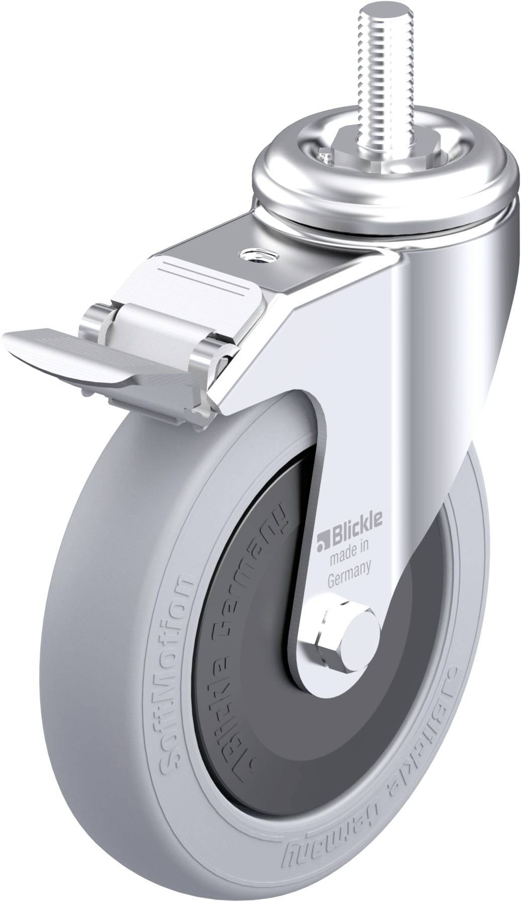 Blickle 952376 LKRA-POES 127KF-11-FI-SG-GS12 Apparate-Lenkrolle Rad-Durchmesser: 125 mm Tragfähigkeit (max.): 120 kg 1 S...