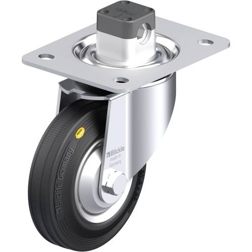 Blickle 850031 LK-RD 125R-3-CS11-FA Stahlblech-Lenkrolle Rad-Durchmesser: 125 mm Tragfähigkeit (max.): 120 kg 1 St.