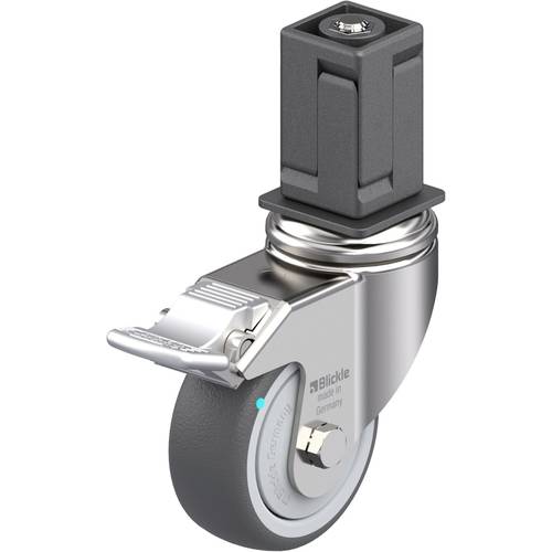 Blickle 921405 LKRXA-PATH 80KFD-11-FI-EXV18 Edelstahl-Apparate-Lenkrolle Rad-Durchmesser: 80 mm Tragfähigkeit (max.): 12...