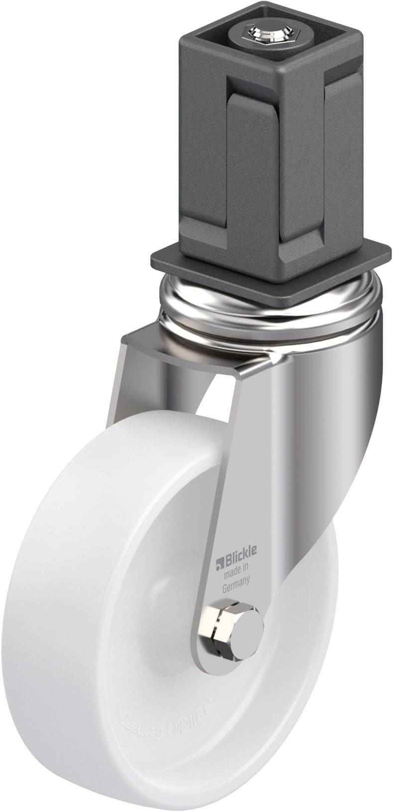 Blickle 922465 LKRXA-PO 101G-11-EXV18 Edelstahl-Apparate-Lenkrolle Rad-Durchmesser: 100 mm Tragfähigkeit (max.): 120 kg ...