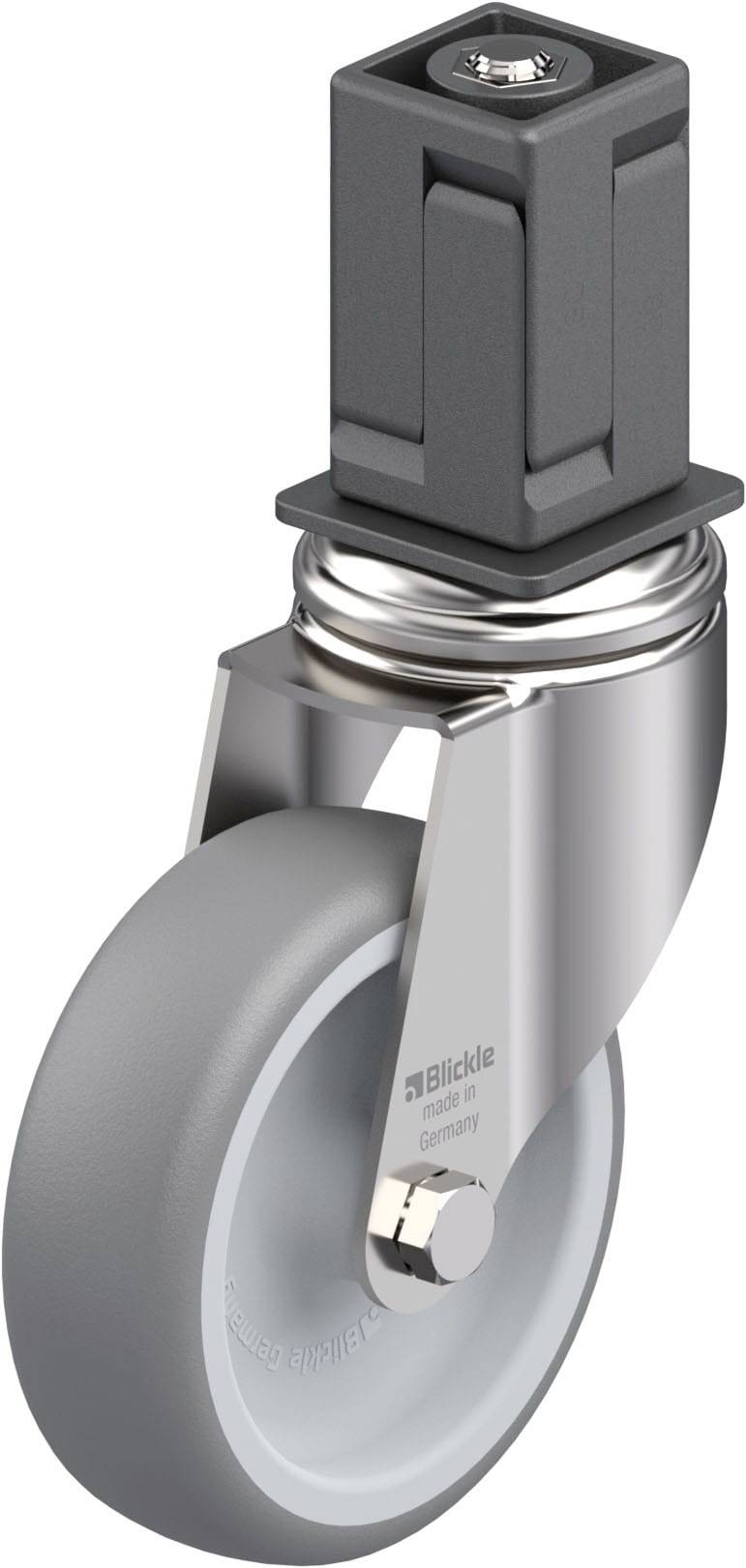 Blickle 925033 LKRXA-TPA 101G-11-EXV18 Edelstahl-Apparate-Lenkrolle Rad-Durchmesser: 100 mm Tragfähigkeit (max.): 110 kg...