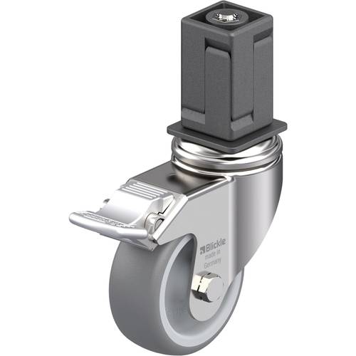 Blickle 925044 LKRXA-TPA 80G-11-FI-EXV18 Edelstahl-Apparate-Lenkrolle Rad-Durchmesser: 80 mm Tragfähigkeit (max.): 100 k...