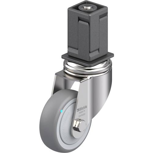 Thumbnail - Blickle 925046 LKRXA-TPA 80KFD-11-EXV18 Edelstahl-Apparate-Lenkrolle Rad-Durchmesser: 80 mm Tragfähigkeit (max.): 100 kg...