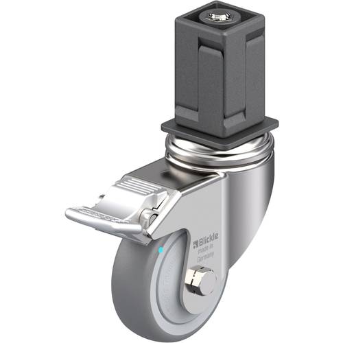 Blickle 925045 LKRXA-TPA 80KFD-11-FI-EXV18 Edelstahl-Apparate-Lenkrolle Rad-Durchmesser: 80 mm Tragfähigkeit (max.): 100...