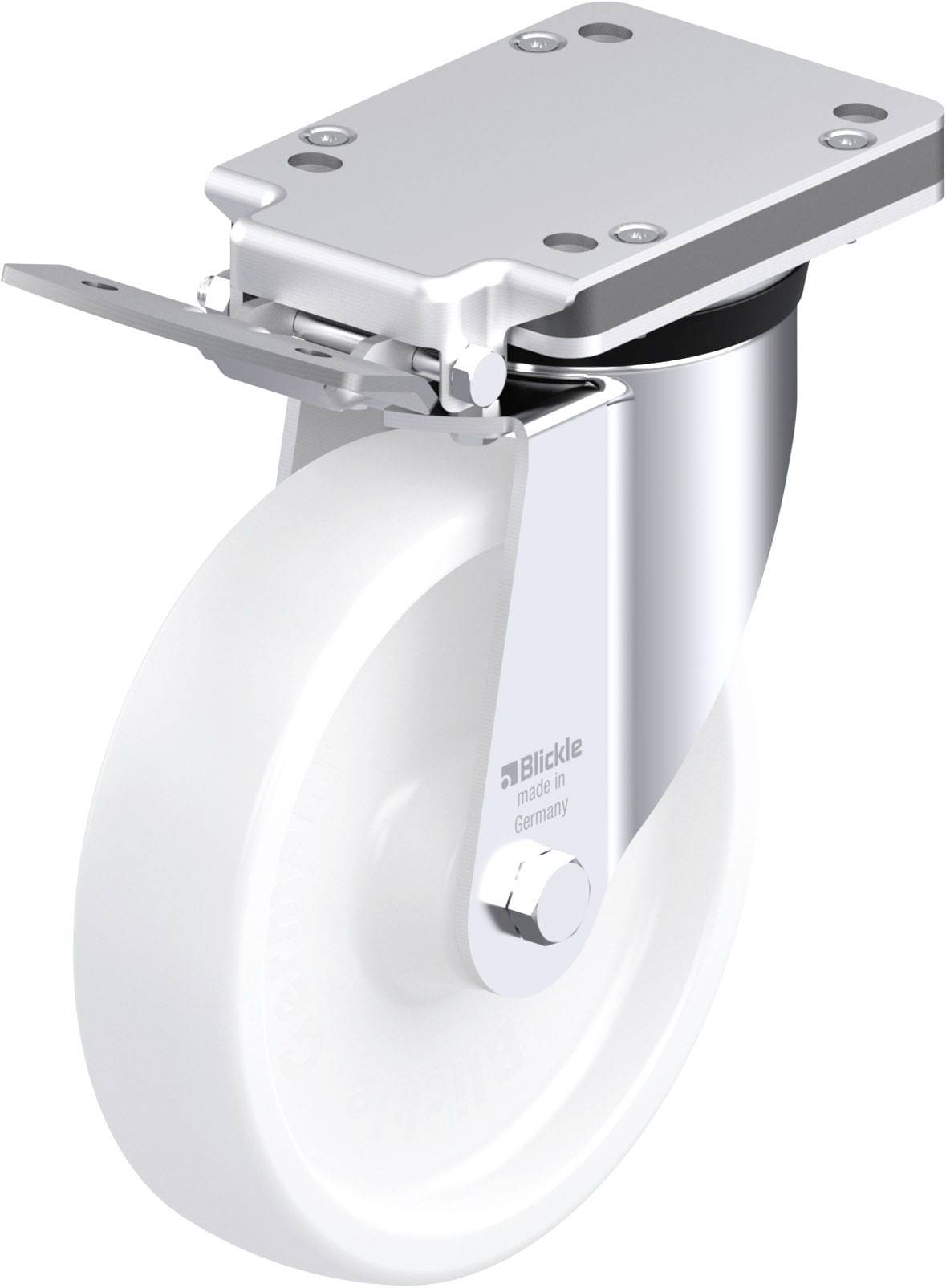 Blickle 750560 LK-SPO 201G-IS Stahlblech-Lenkrolle Rad-Durchmesser: 200 mm Tragfähigkeit (max.): 600 kg 1 St.