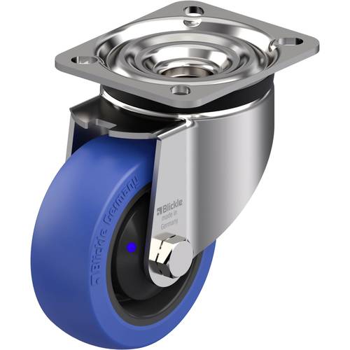 Thumbnail - Blickle 922006 LKX-POBS 100XKA-1 Edelstahl-Schwerlast-Lenkrolle Rad-Durchmesser: 100 mm Tragfähigkeit (max.): 200 kg 1 S...