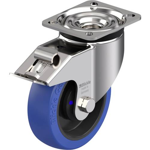 Blickle 901282 LKX-POBS 125XKA-1-FI Edelstahl-Schwerlast-Lenkrolle Rad-Durchmesser: 125 mm Tragfähigkeit (max.): 250 kg ...