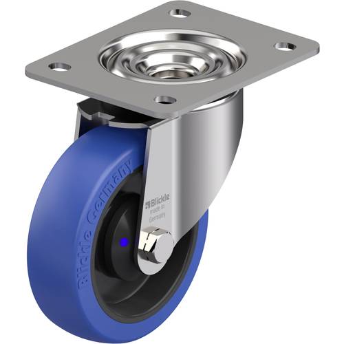 Blickle 901283 LKX-POBS 125XKA-3 Edelstahl-Schwerlast-Lenkrolle Rad-Durchmesser: 125 mm Tragfähigkeit (max.): 250 kg 1 S...