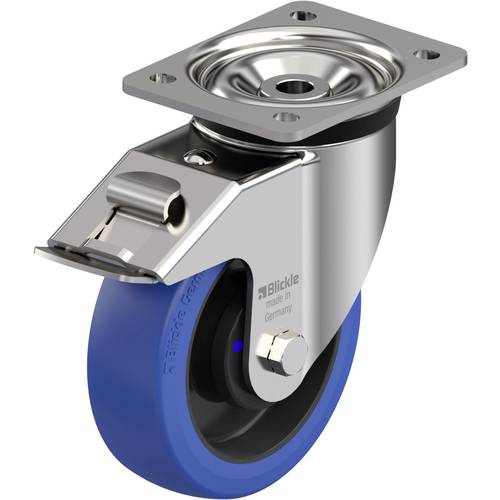 Blickle 912221 LKX-POBS 160XKA-FI Edelstahl-Schwerlast-Lenkrolle Rad-Durchmesser: 160 mm Tragfähigkeit (max.): 400 kg 1 ...