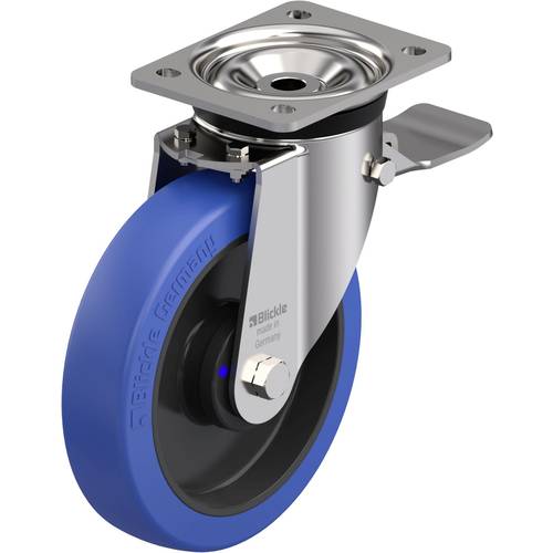Thumbnail - Blickle 909903 LKX-POBS 200XKA-ST Edelstahl-Schwerlast-Lenkrolle Rad-Durchmesser: 200 mm Tragfähigkeit (max.): 500 kg 1 ...