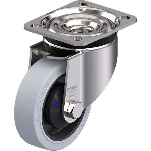 Blickle 945790 LKX-POEV 100XKA-1-SG Edelstahl-Schwerlast-Lenkrolle Rad-Durchmesser: 100 mm Tragfähigkeit (max.): 200 kg ...
