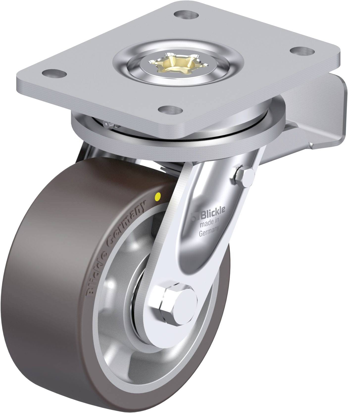 Blickle 936551 LO-ALST 127K-ST-AS Schwerlast-Lenkrolle Rad-Durchmesser: 125 mm Tragfähigkeit (max.): 450 kg 1 St.