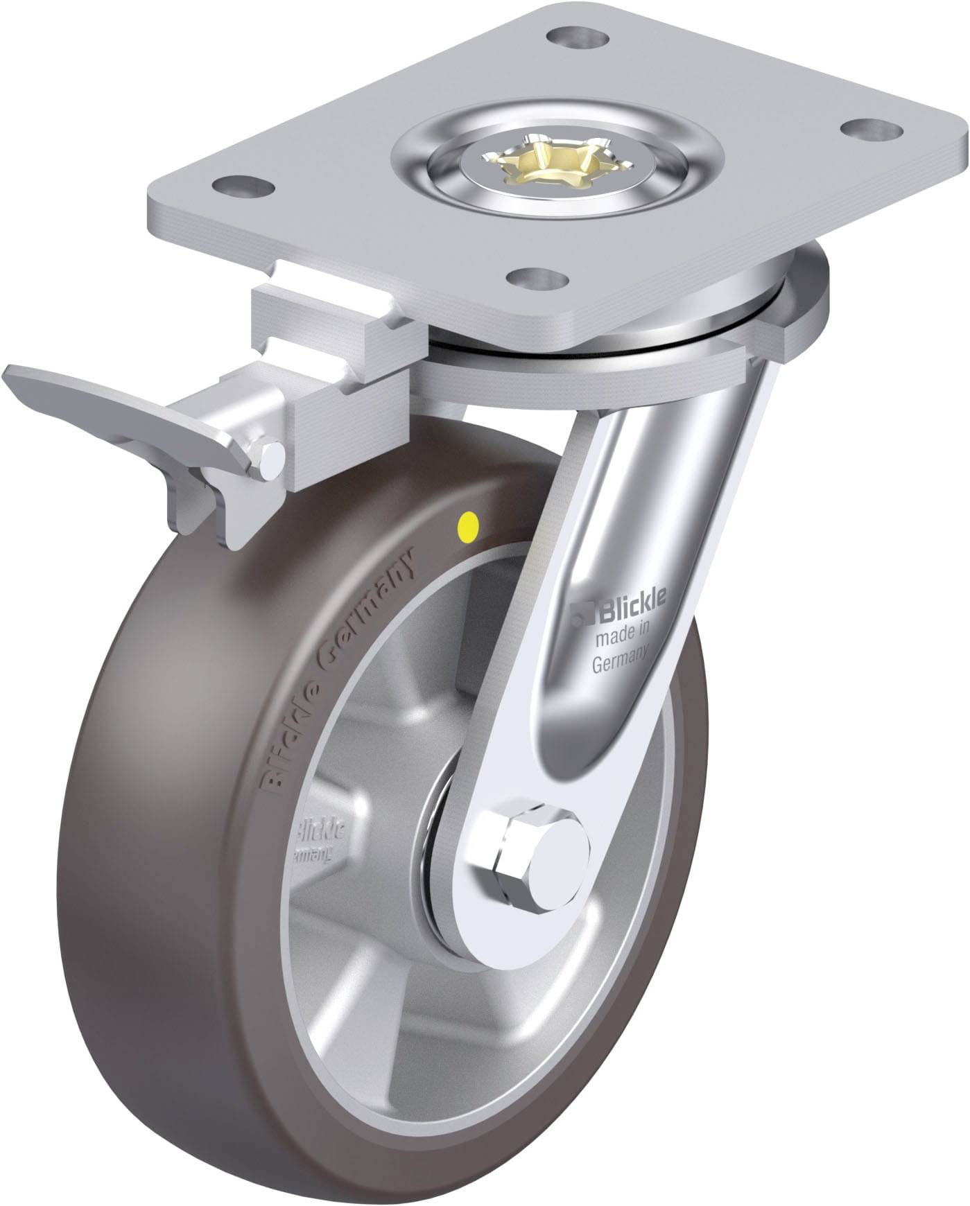 Blickle 936558 LO-ALST 160K-AS-RI4 Schwerlast-Lenkrolle Rad-Durchmesser: 160 mm Tragfähigkeit (max.): 580 kg 1 St.