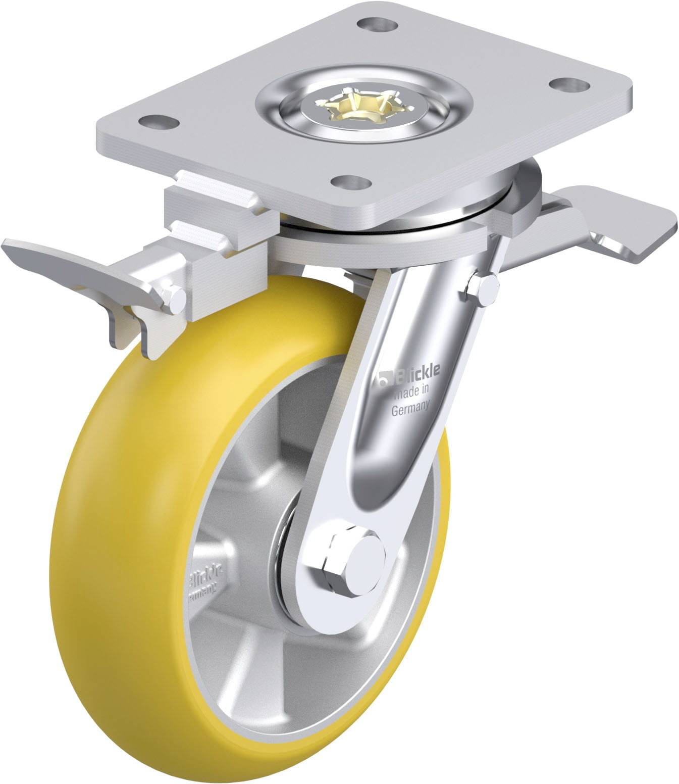 Blickle 936759 LO-ALTH 160K-ST-CO-RI4 Schwerlast-Lenkrolle Rad-Durchmesser: 160 mm Tragfähigkeit (max.): 750 kg 1 St.