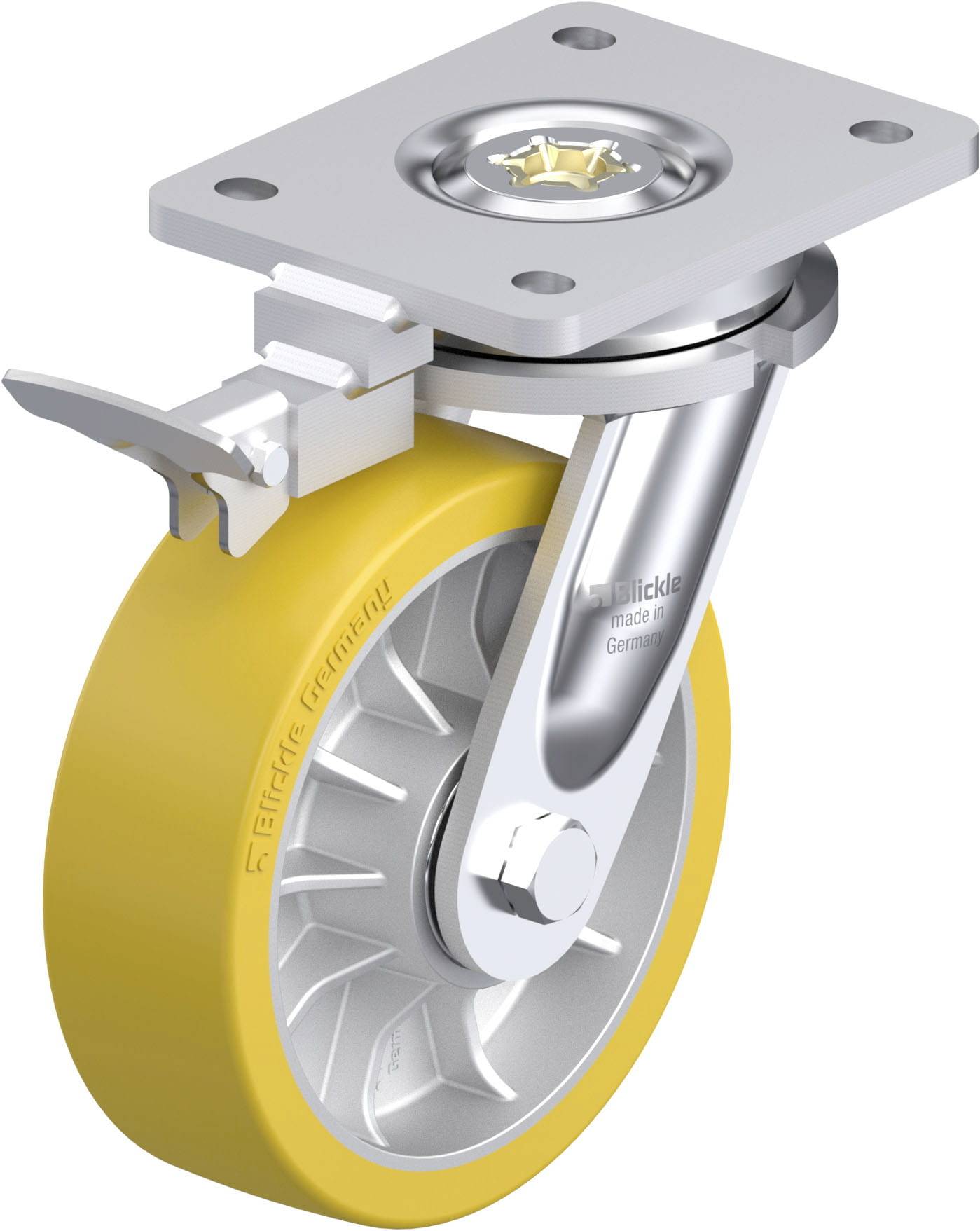 Blickle 936767 LO-ALTH 162K-RI4 Schwerlast-Lenkrolle Rad-Durchmesser: 160 mm Tragfähigkeit (max.): 950 kg 1 St.