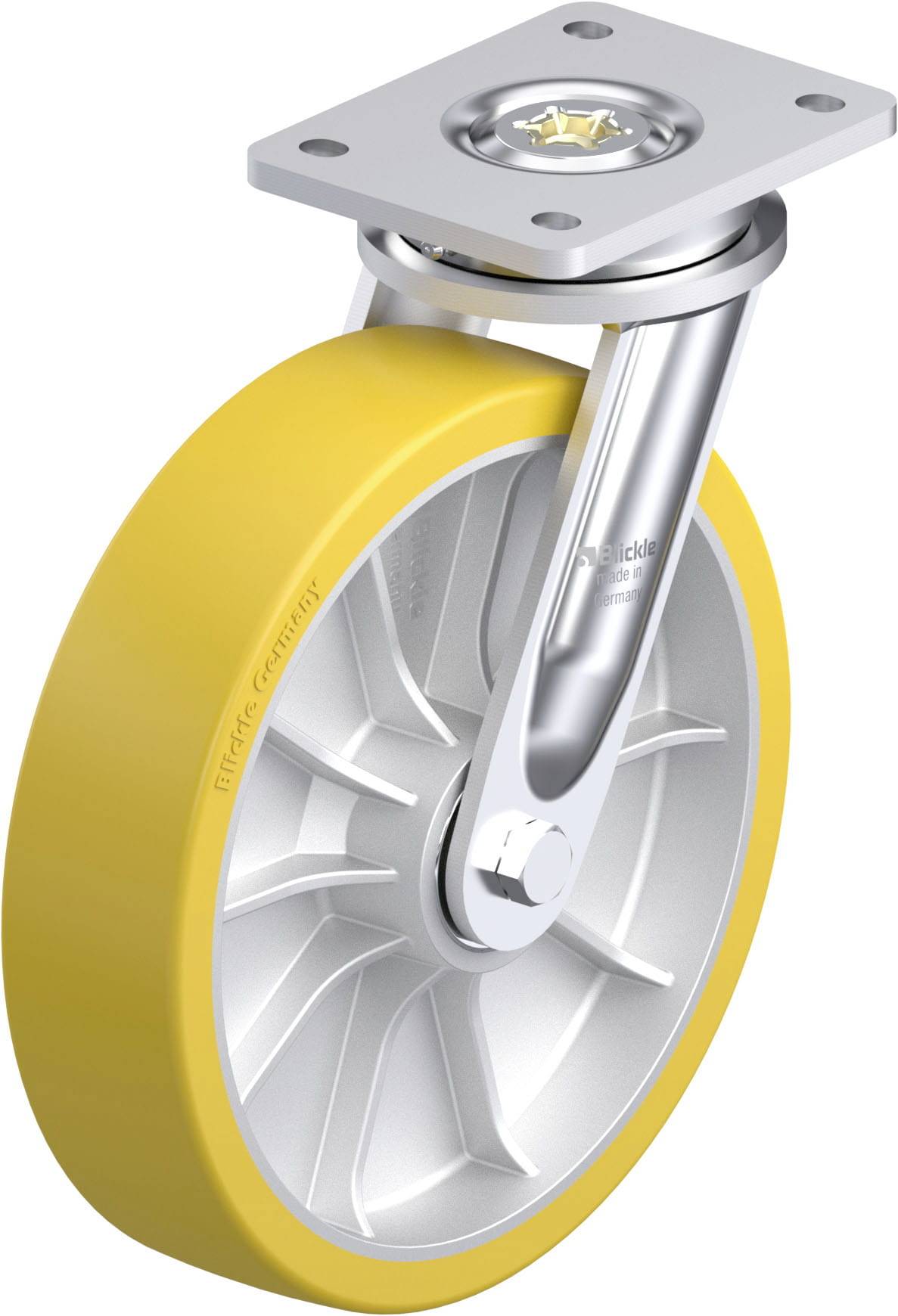 Blickle 936780 LO-ALTH 252K Schwerlast-Lenkrolle Rad-Durchmesser: 250 mm Tragfähigkeit (max.): 1200 kg 1 St.