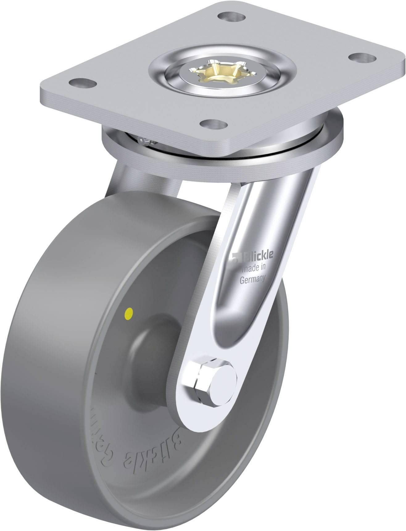 Thumbnail - Blickle 937023 LO-PO 150G-ELS Schwerlast-Lenkrolle Rad-Durchmesser: 150 mm Tragfähigkeit (max.): 400 kg 1 St.