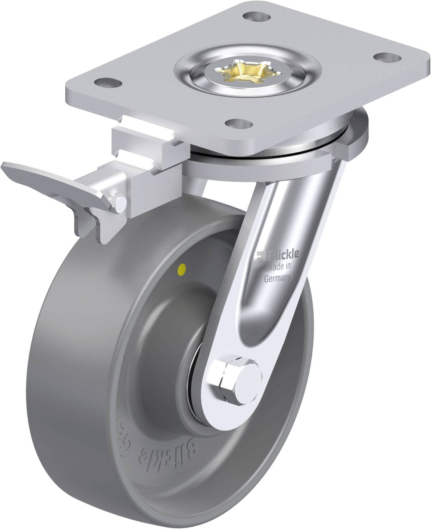 Blickle 937027 LO-PO 150K-ELS-RI4 Schwerlast-Lenkrolle Rad-Durchmesser: 150 mm Tragfähigkeit (max.): 400 kg 1 St.