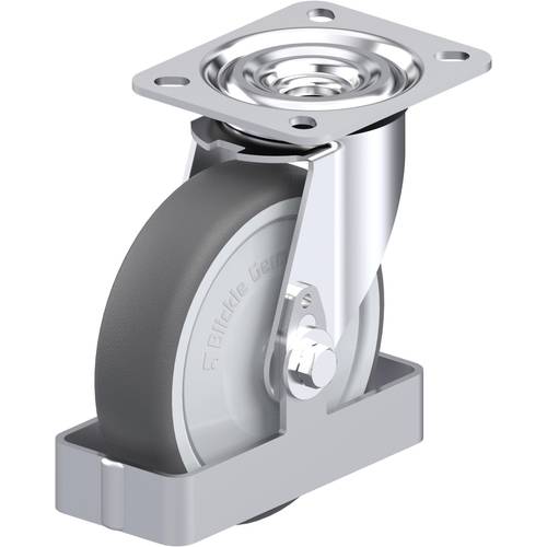 Thumbnail - Blickle 907846 L-PATH 125KF-FS Stahlblech-Lenkrolle Rad-Durchmesser: 125 mm Tragfähigkeit (max.): 250 kg 1 St.