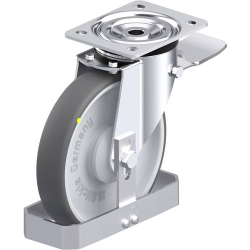 Thumbnail - Blickle 931102 L-PATH 200KA-ST-ELS-FS Stahlblech-Lenkrolle Rad-Durchmesser: 200 mm Tragfähigkeit (max.): 325 kg 1 St.