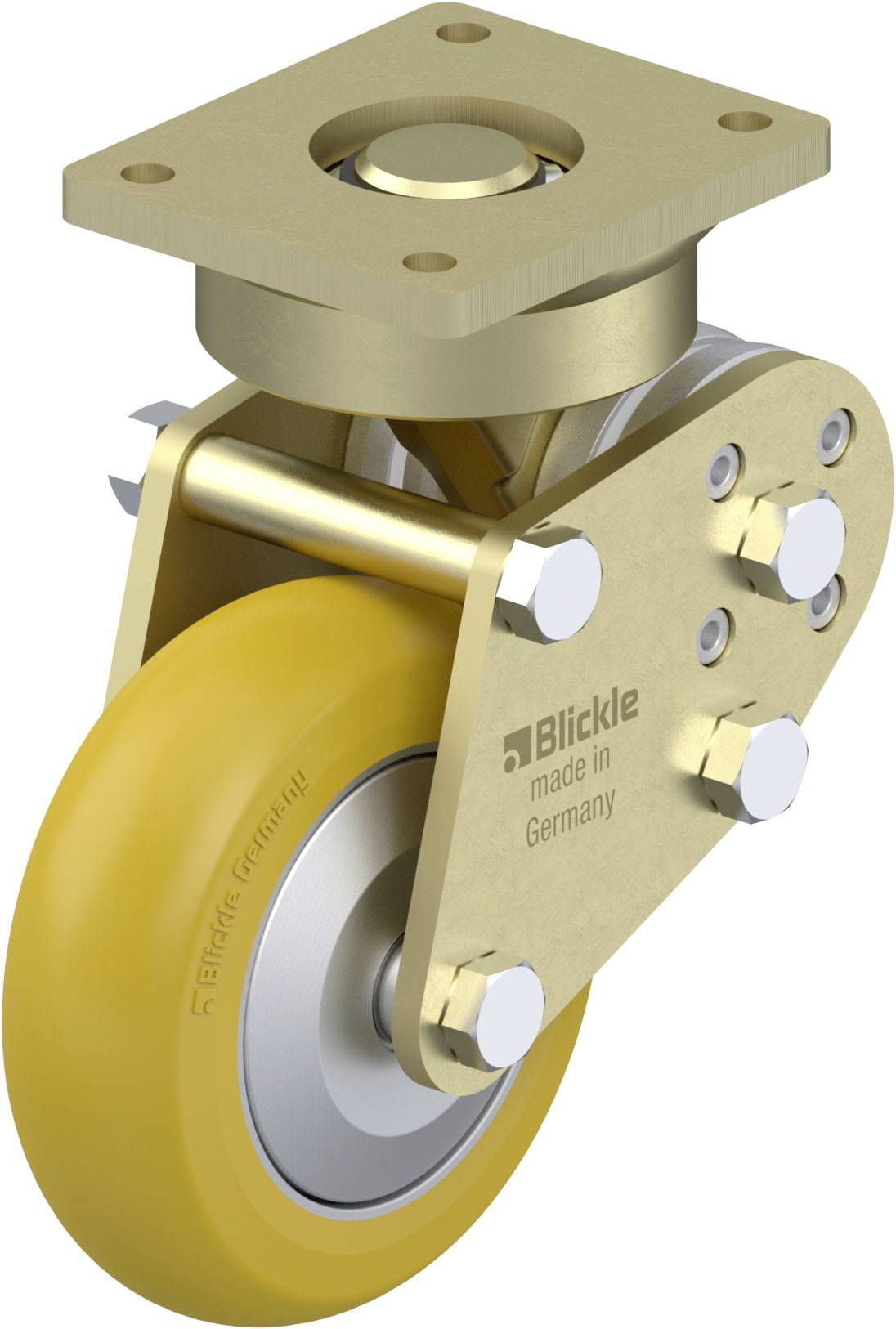 Blickle 937376 LPFE-ALTH 125K-FA-CO Schwerlast-Lenkrolle Rad-Durchmesser: 125 mm Tragfähigkeit (max.): 350 kg 1 St.