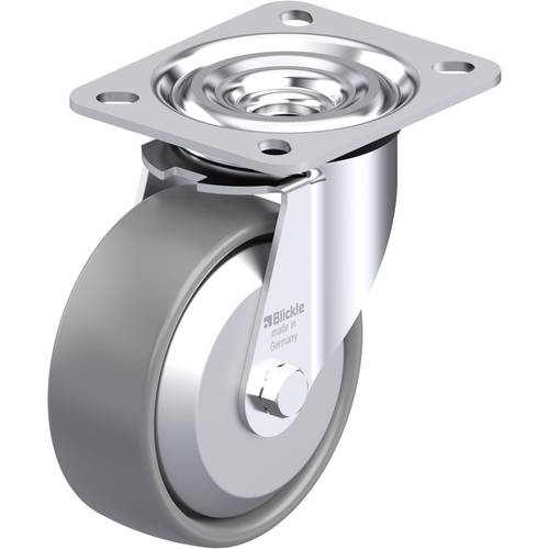 Blickle 946824 L-PO 100G-ELS-FA Stahlblech-Lenkrolle Rad-Durchmesser: 100 mm Tragfähigkeit (max.): 250 kg 1 St.