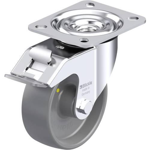 Blickle 680827 L-PO 100G-FI-ELS Stahlblech-Lenkrolle Rad-Durchmesser: 100 mm Tragfähigkeit (max.): 250 kg 1 St.