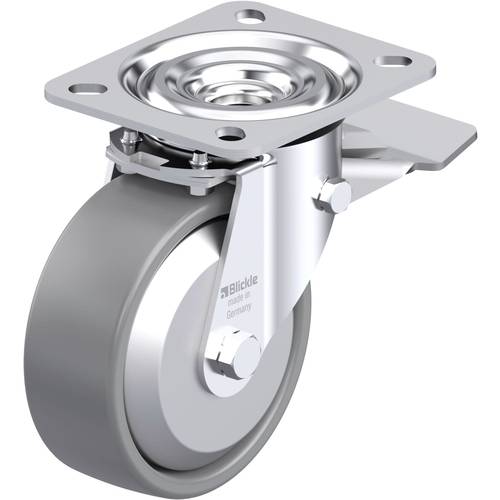 Blickle 946834 L-PO 100KA-ST-ELS-FA Stahlblech-Lenkrolle Rad-Durchmesser: 100 mm Tragfähigkeit (max.): 250 kg 1 St.